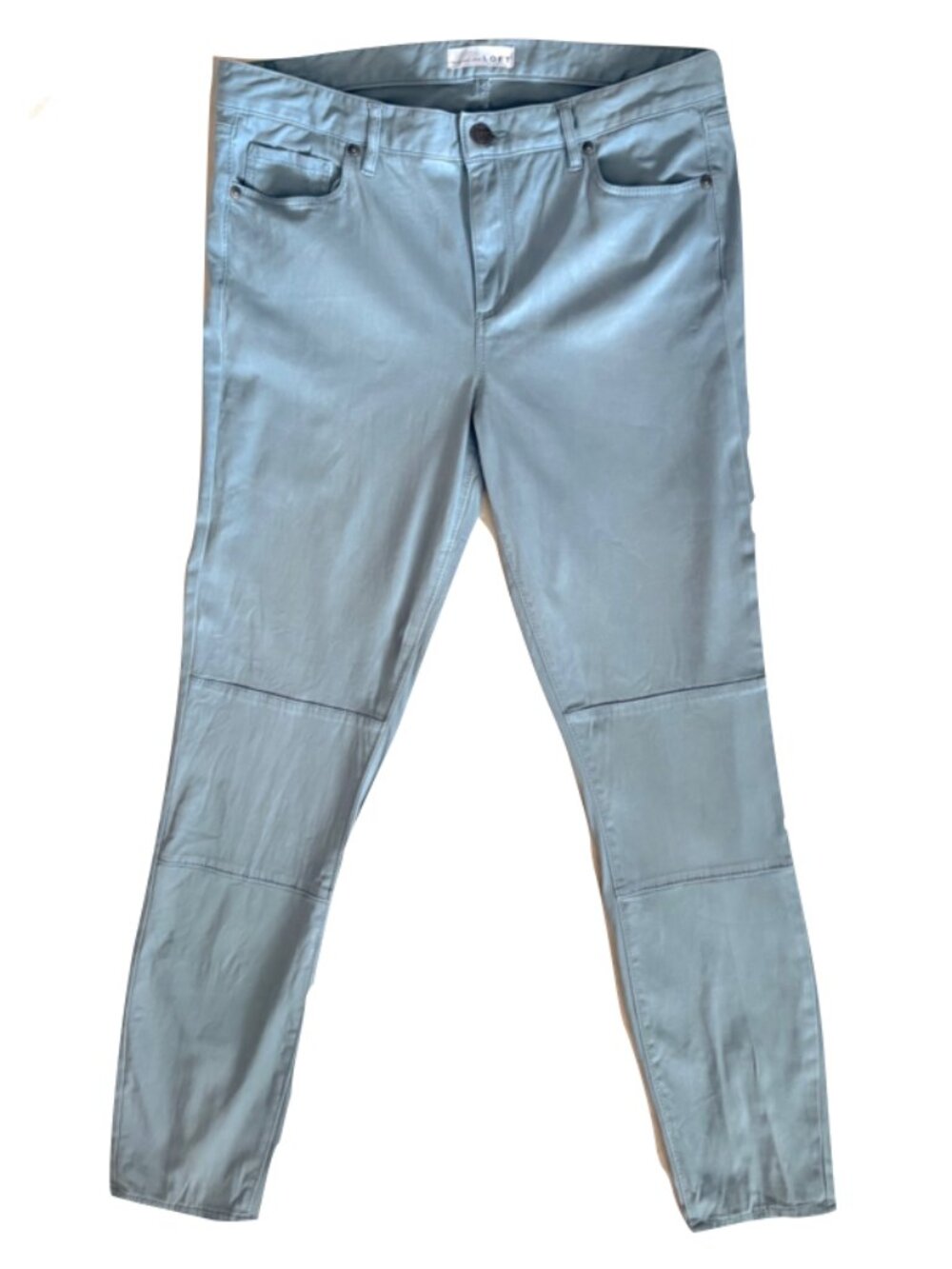 2/$29 Loft stretchable soft legging size 30 / 10 grey blue pants - Picture 2 of 7
